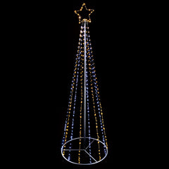 Premier Black MICROBRIGHTS Pyramid Tree image 1
