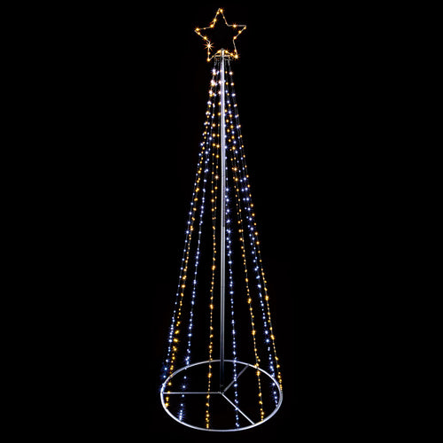 Premier Black MICROBRIGHTS Pyramid Tree image 1