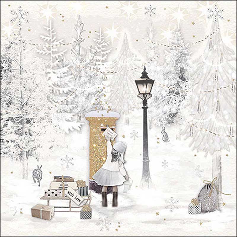 Ambiente Paper Napkins - Send You A Letter (Pack of 20) image 0