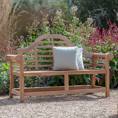 Bramblecrest Wooden Lutyens Style Bench - Seats 2-3 image 0