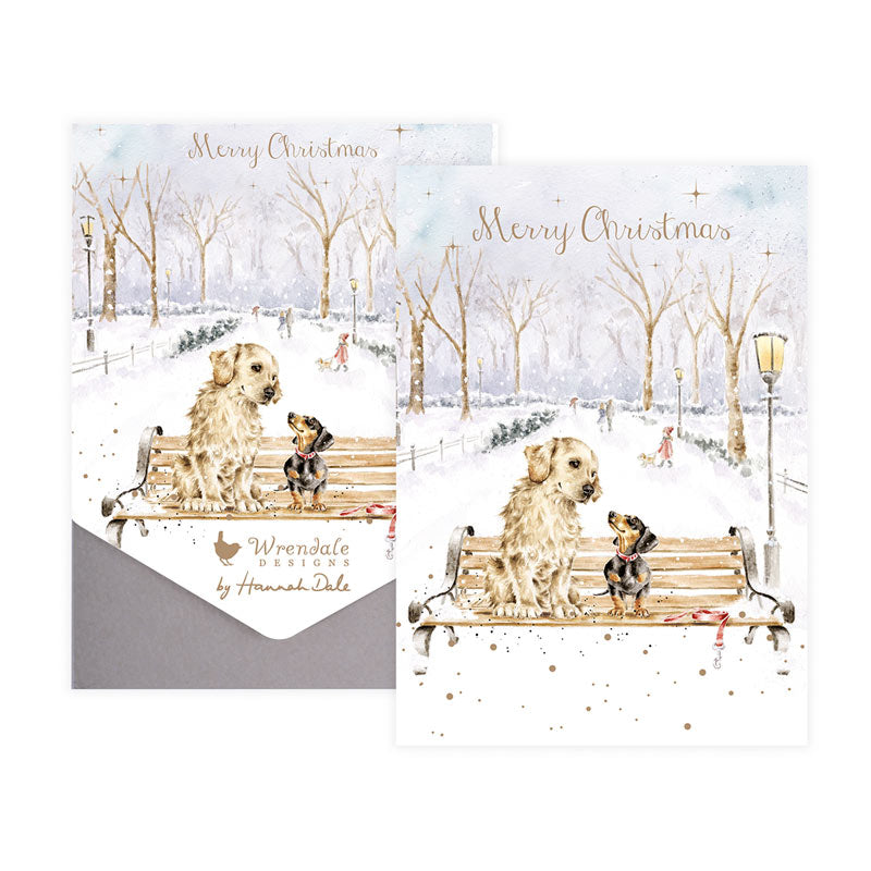 Wrendale Designs Notecard Pack - Winter Walks (Pack of 8) image 0