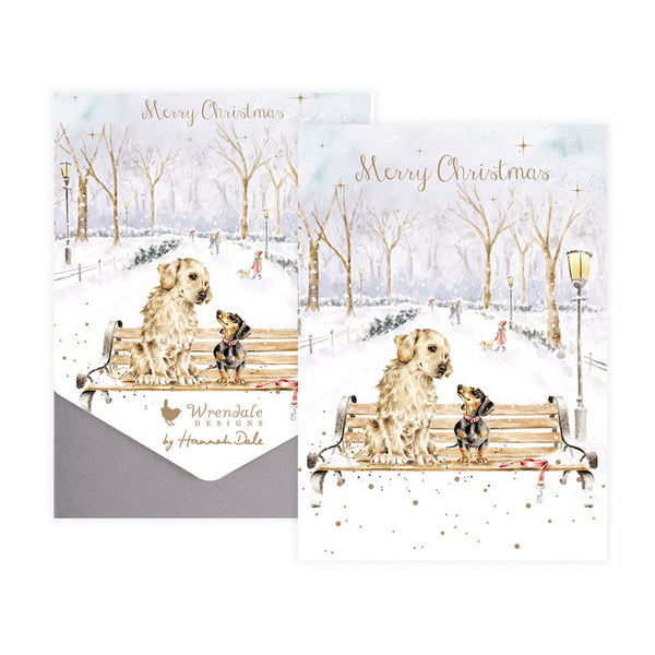 Wrendale Designs Notecard Pack - Winter Walks (Pack of 8) image 0