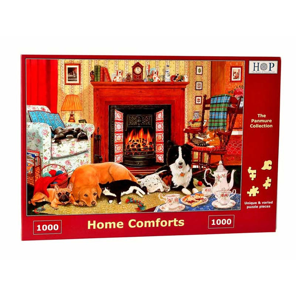 House Of Puzzles Home Comforts 1000 Piece Jigsaw Puzzle image 1