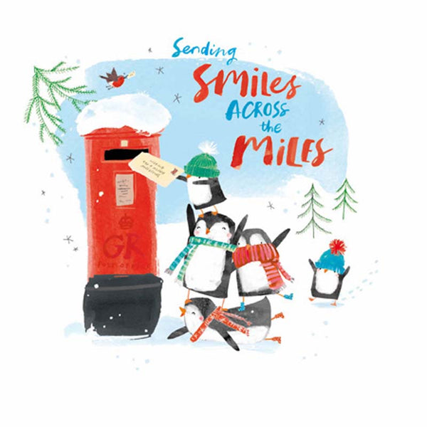 Woodmansterne Sending Smiles Christmas Card image 0