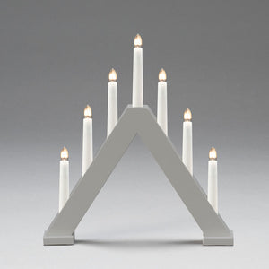 Konstsmide 7 Bulb Candlestick - Matt Grey image 1