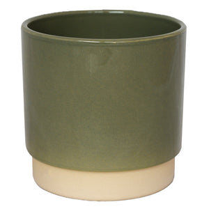 Ivyline Enos Indoor Plant Pot Range - Green, 11.5cm image