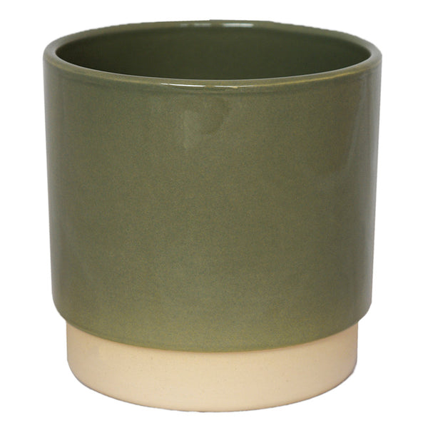 Ivyline Enos Indoor Plant Pot Range - Green, 11.5cm image