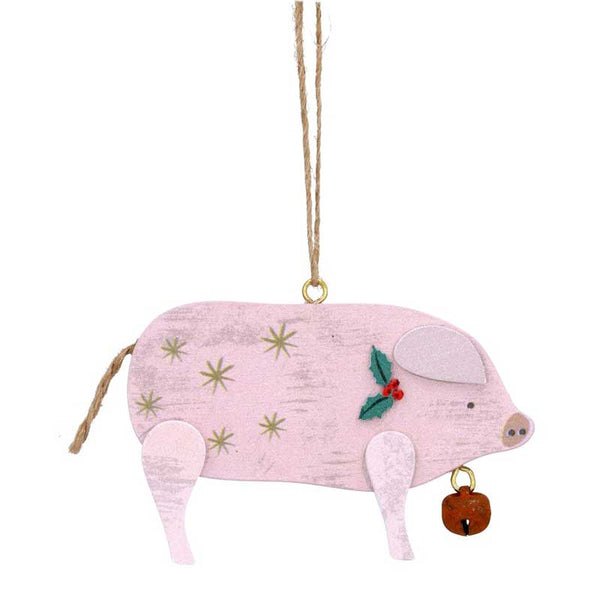 Gisela Graham Wood Pig (Assorted Designs) image 2