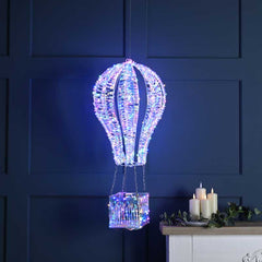 Festive Rainbow Twist Hot Air Balloon image 0