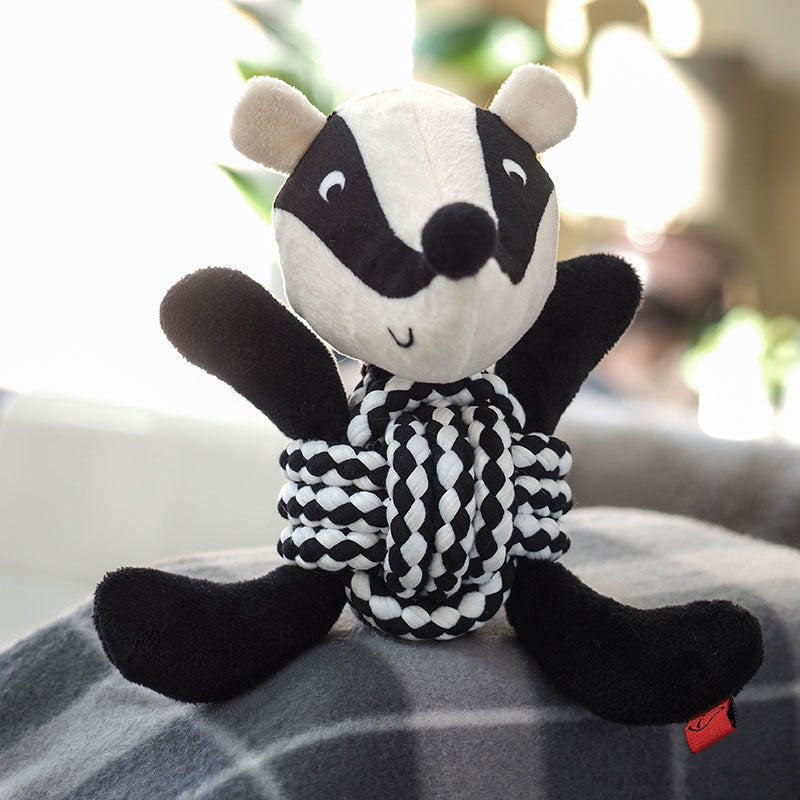Zoon Rope Ball Badger Dog Toy image 0