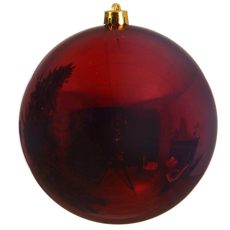 Decoris XL Shatterproof Bauble in Oxblood image 0