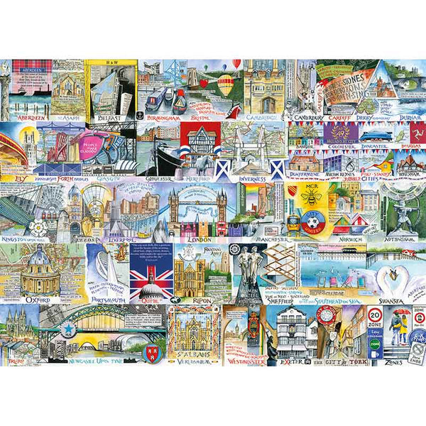 Gibsons Bright Lights & Big Cities 500 XL Piece Puzzle image 0