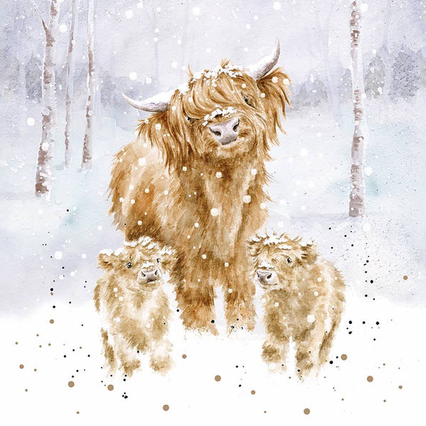 Wrendale Designs Boxed Cards - A Highland Christmas (Pack of 8) image 0