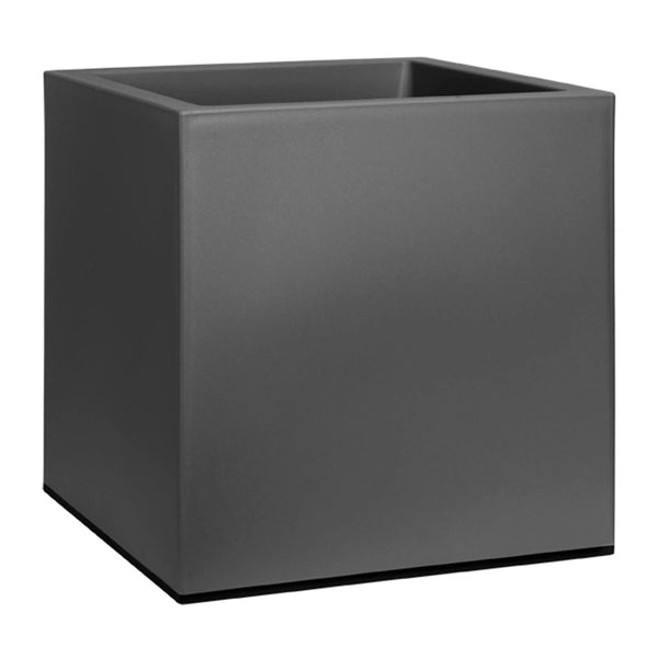 elho® Vivo Matt Finish Square Wheels 40cm Living Black Planter image 0