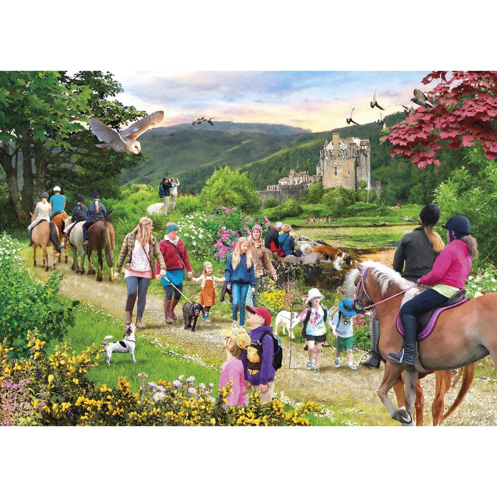 Gibsons Highland Hike 1000 Piece Jigsaw Puzzle image 0