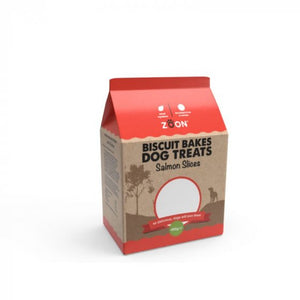 Zoon Biscuit Bakes Salmon Slices Dog Treats (400g) image 0