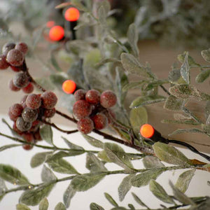 Festive 100 Red Berry LED String Lights with Timer image 4