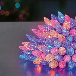 Premier 300 Multi-Action LED Pinecone Lights with Timer - Rainbow image 0