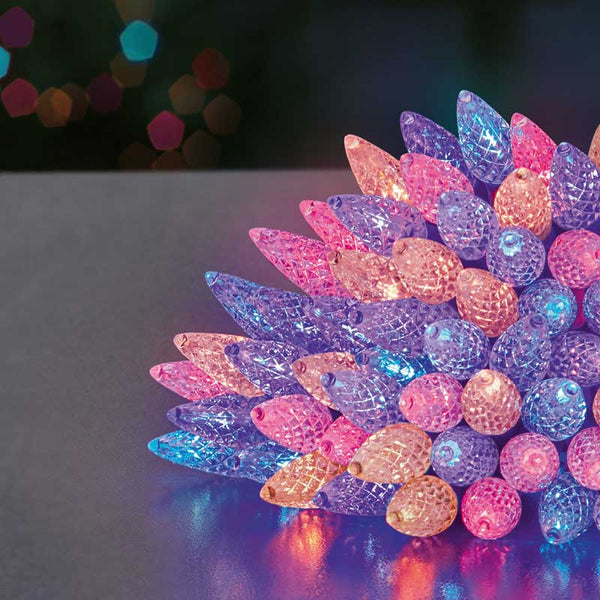 Premier 300 Multi-Action LED Pinecone Lights with Timer - Rainbow image 0