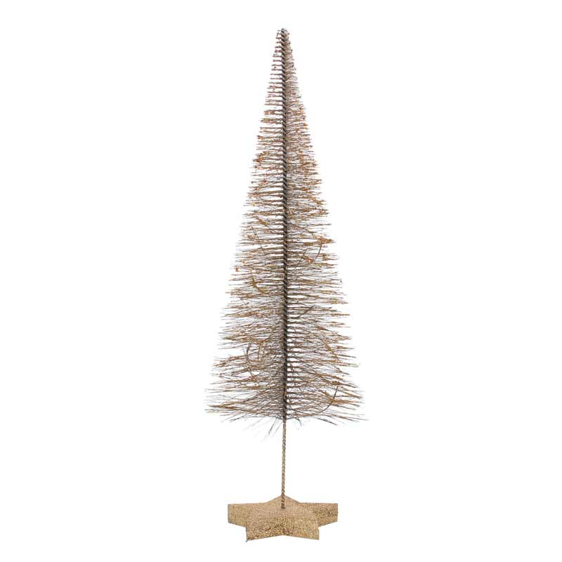 Gisela Graham Dark Gold Brush Tree image 0