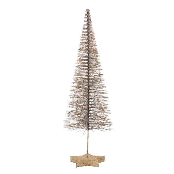 Gisela Graham Dark Gold Brush Tree image 0
