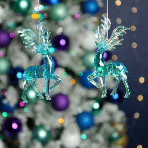 Festive Iridescent Acrylic Reindeer (Assorted Designs) image 0