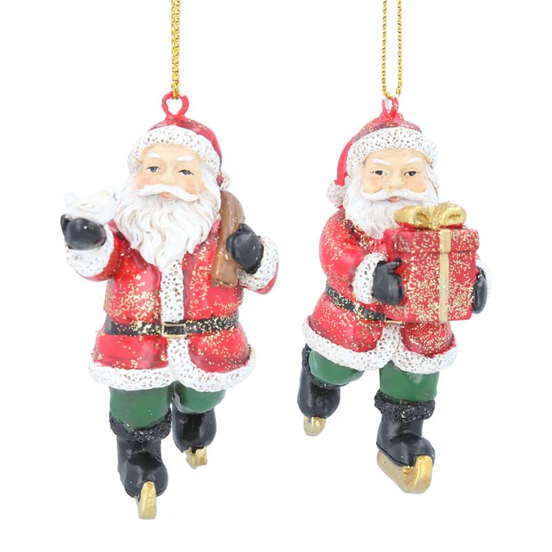 Gisela Graham Resin Skating Santa (Assorted Designs) image 0