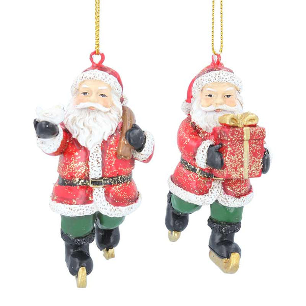 Gisela Graham Resin Skating Santa (Assorted Designs) image 0