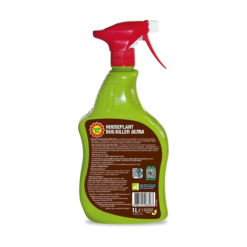 Baby Bio Houseplant Bug Killer Ultra 1Litre image 0