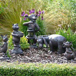 Home & Garden UK Small Winnie-the-Pooh Statue Set (Set of 5) image 0