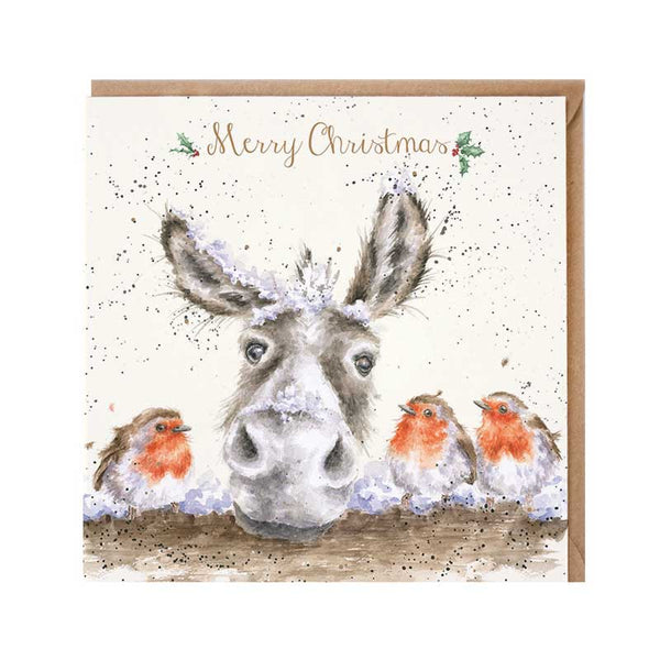 Wrendale Designs The Christmas Donkey Christmas Card image 0