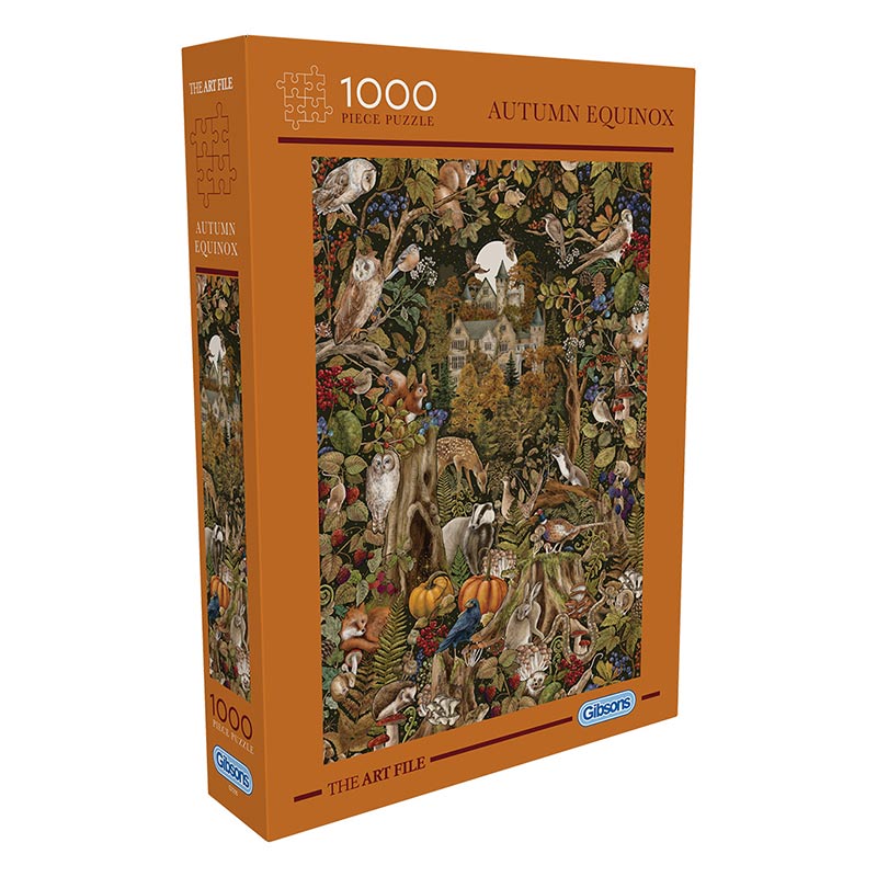 Gibsons The Art File: Autumn Equinox 1000 Piece Puzzle image 0