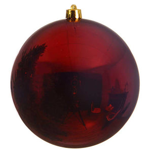 Decoris Large Shatterproof Bauble in Oxblood image 0