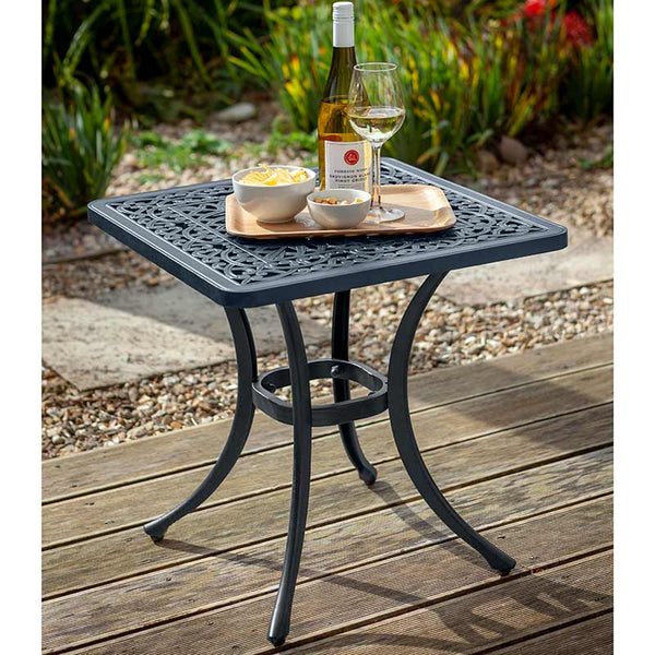 Hartman Capri Square Side Table in Antique Grey image 0