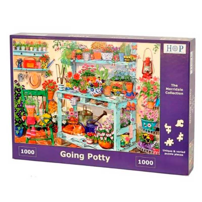 House Of Puzzles Going Potty 1000 Piece Jigsaw Puzzle image 0