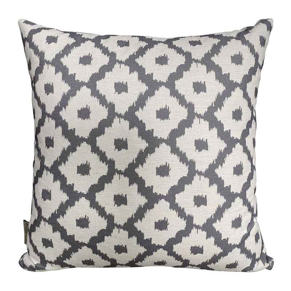 Bramblecrest Square Scatter Cushion, 45 x 45cm - Light Grey Medallion image 3