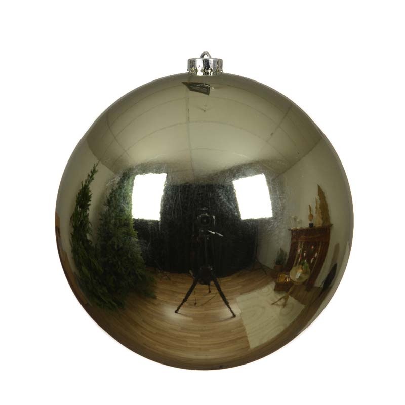 Decoris Large Shatterproof Bauble in Rosemary Green image 0