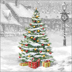 Ambiente Paper Napkins - Tree On Square (Pack of 20) image 0