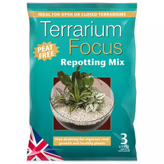 Growth Technology Terrarium Focus Peat Free Repotting Mix (3 litres) image 0