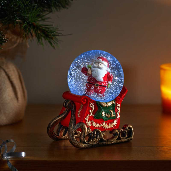 Three Kings Santa Sleigh Lit SnowSpheres (Assorted Designs) image 5