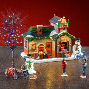 Lemax The Christmas Café Set image 0
