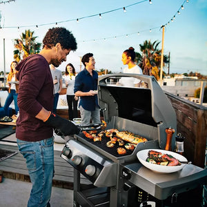 Weber Spirit II E-310 GBS Gas Grill Barbecue image 5