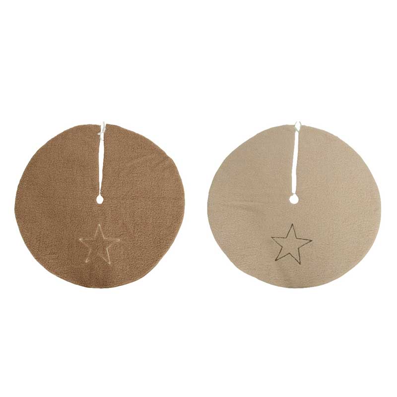 Neutral Tree Skirt with Star (Assorted Designs) image 0