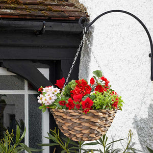 Smart Garden Earth Braid Faux Rattan Hanging Basket (14-inch) image 0
