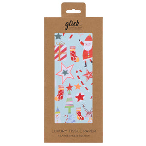 Glick Fun Festivities Luxury Tissue Paper (Pack of 4) image 0