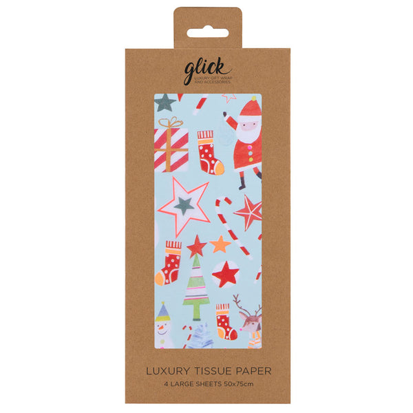 Glick Fun Festivities Luxury Tissue Paper (Pack of 4) image 0