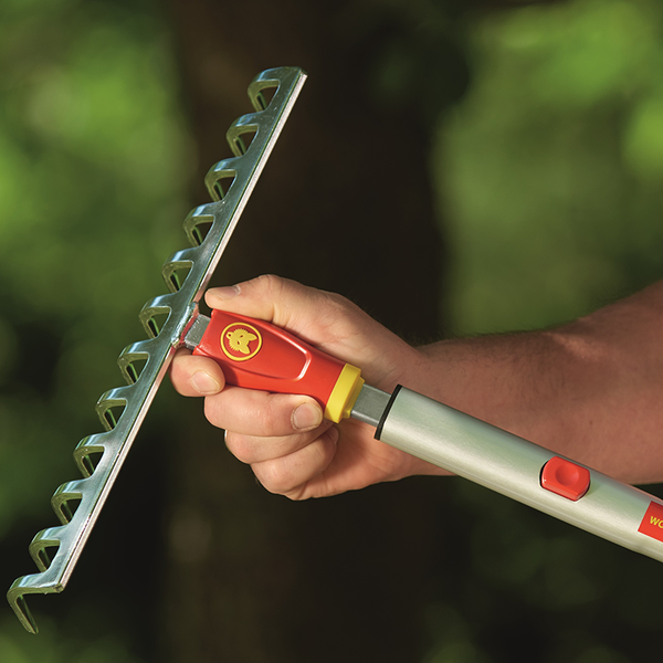 Wolf Garten multi-change Dutch Hoe, Soil Rake & Large Aluminium Handle Set image 4