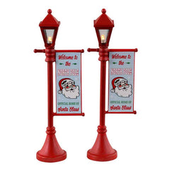Lemax North Pole Lamppost (Set of 2) image 0