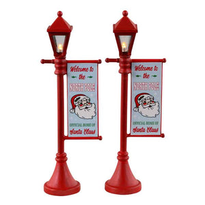 Lemax North Pole Lamppost (Set of 2) image 0