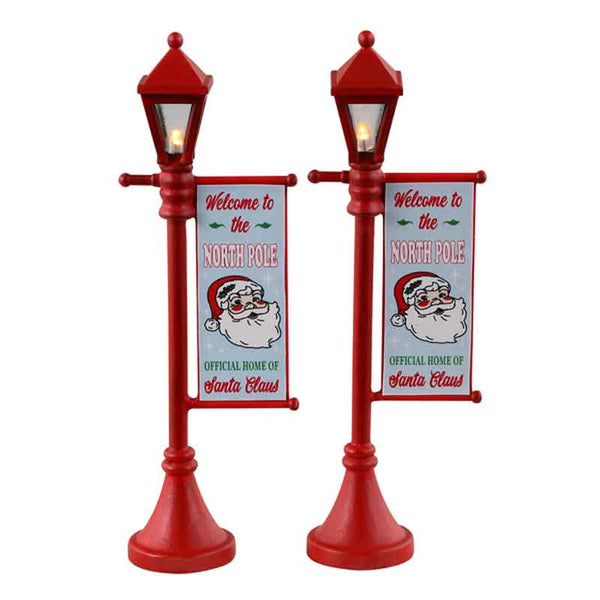 Lemax North Pole Lamppost (Set of 2) image 0